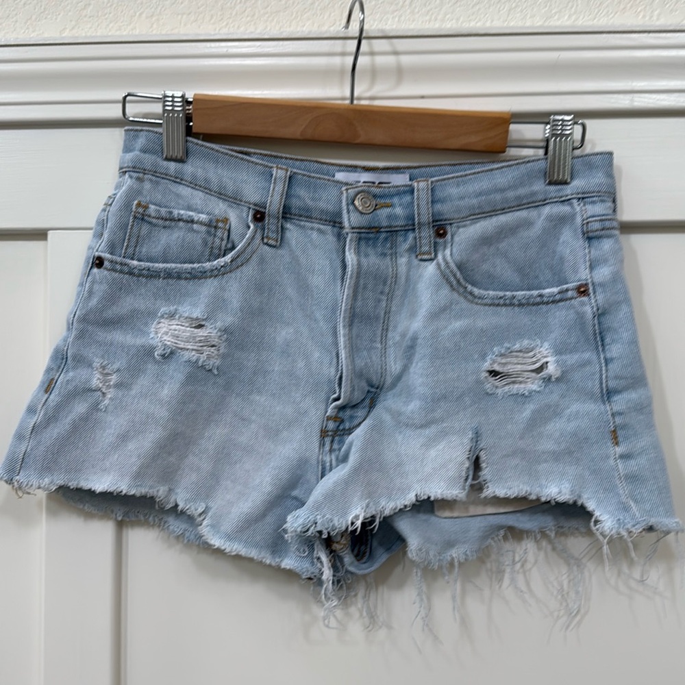 Tilly’s RSQ Vintage Hi Rise Jean Shorts Sz 26